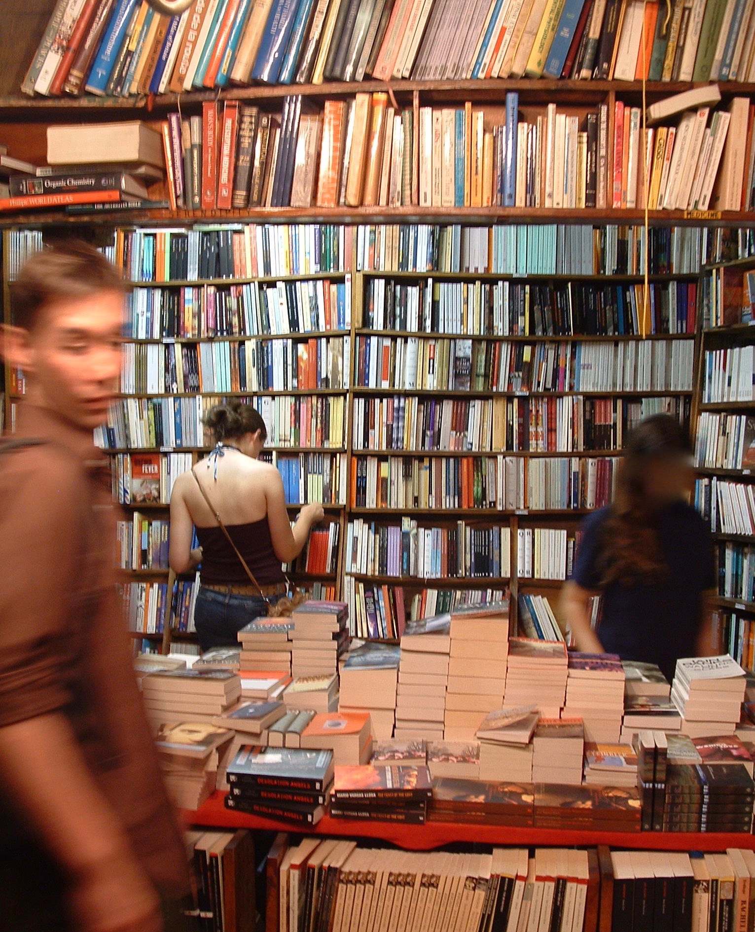 American Author Matthew McIntosh and his debut novel, Well, at Shakespeare and Company bookstore, Paris, France.
